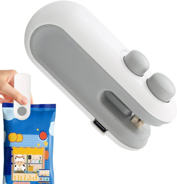Sealy: 2-in-1 Mini Bag Sealer & Cutter
